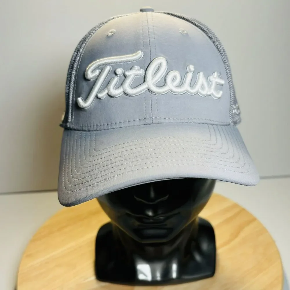 Titleist Pro VI Tour‎ Hat Cap Mens Size M/L White Blue FJ Footjoy Golf Pro V1
